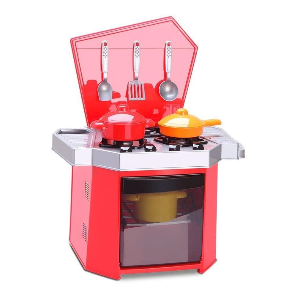 Fogão Brinquedo Com Forno Menino Mamy Cook Silmar 6185