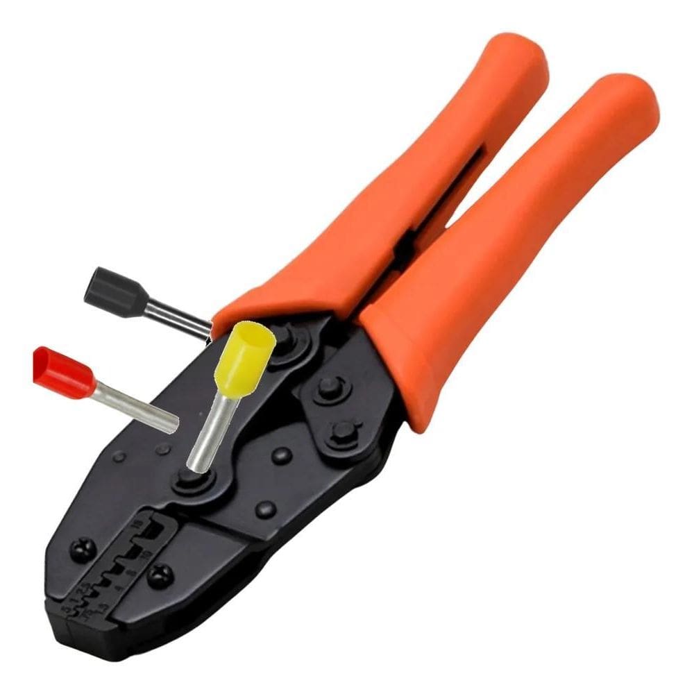 10X Alicate Prensa Terminais Tubular Ilhós 0,5 À 16Mm Hy336