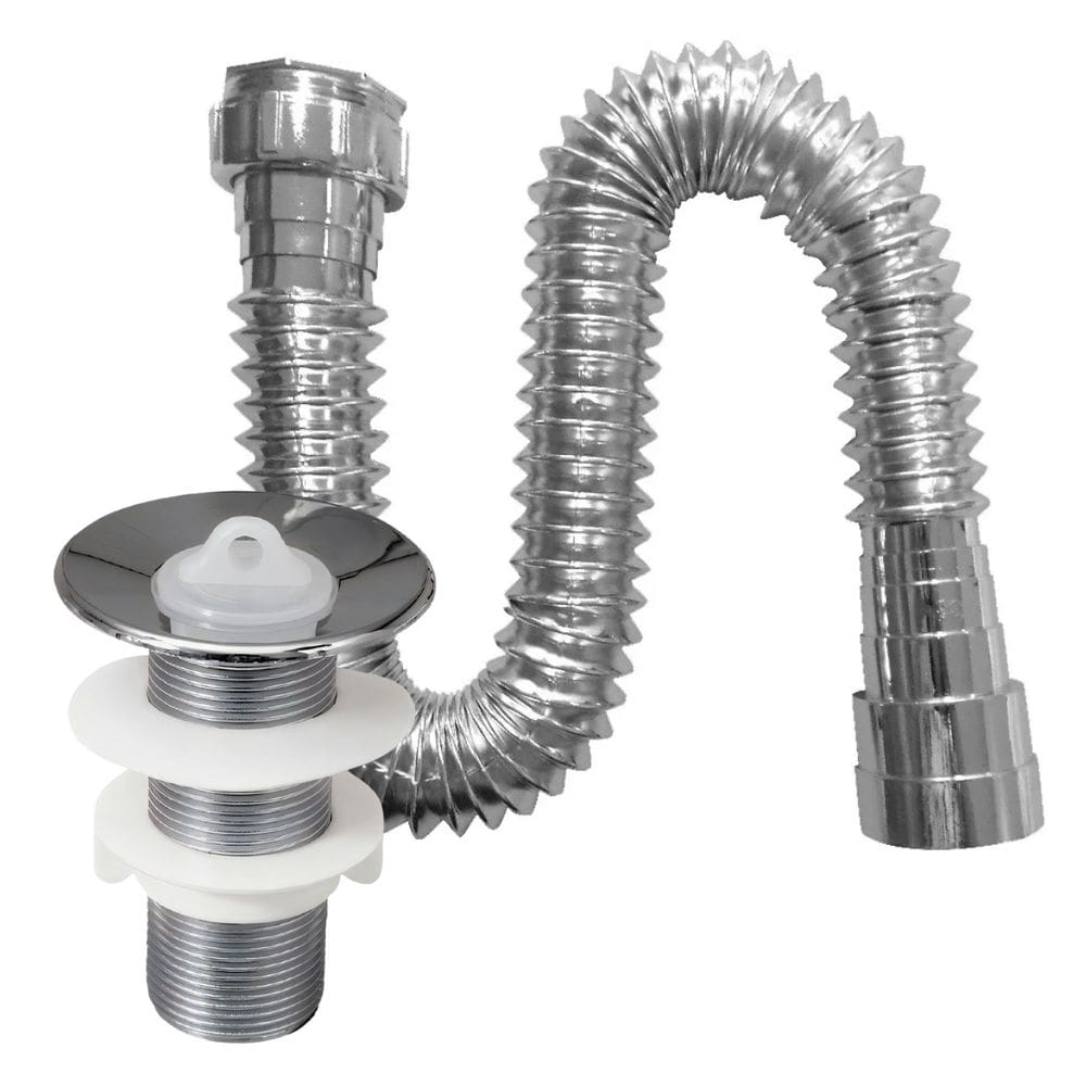 Kit Sifao Sanfonado 72Cm Metalizado + Válvula V8