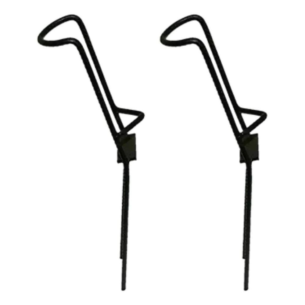 10X Suporte Vara De Pesca 45º Reforçado Mol/Carret Kit 2Un