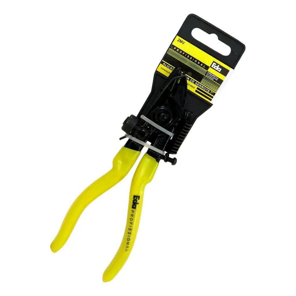 10X Alicate Para Trava De Serrote 7 Eda Compacto Aço 2Mv