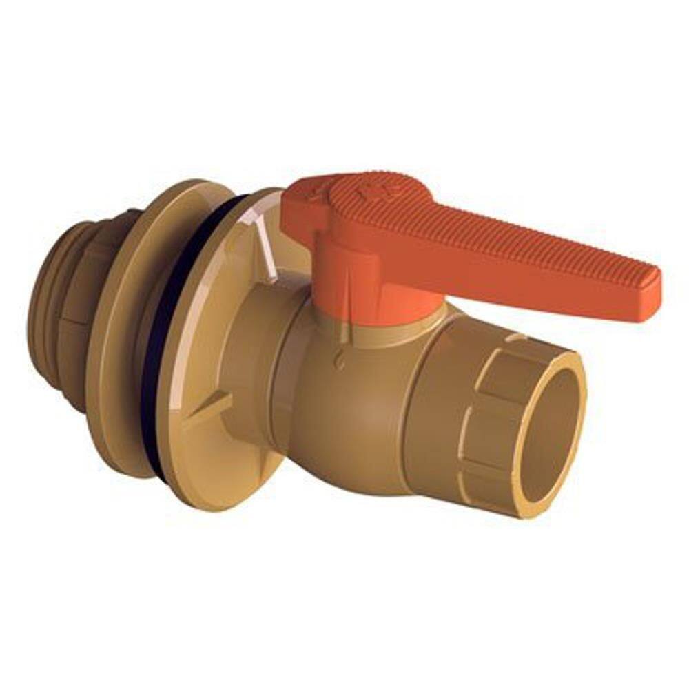 Adaptador Para Caixa D` água Com Registro Dn50 - 27955690 - Tigre Adaptador Flange De Caixa D Agua Com Registro 50mm