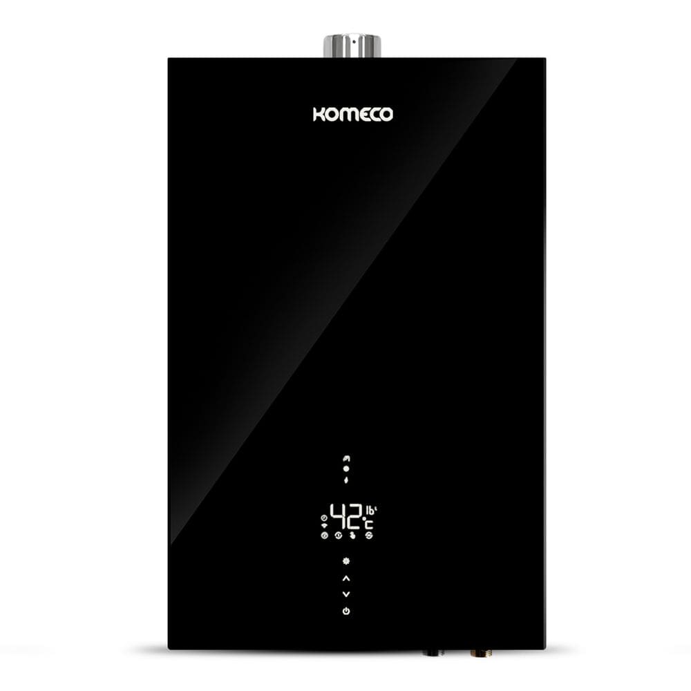 Aquecedor de Água a Gás Komeco GN 26 Litros Decor Preto