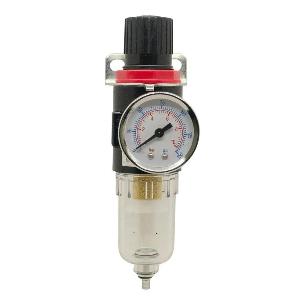 10X Filtro De Ar Para Compressor Com Regulador E Manômetro