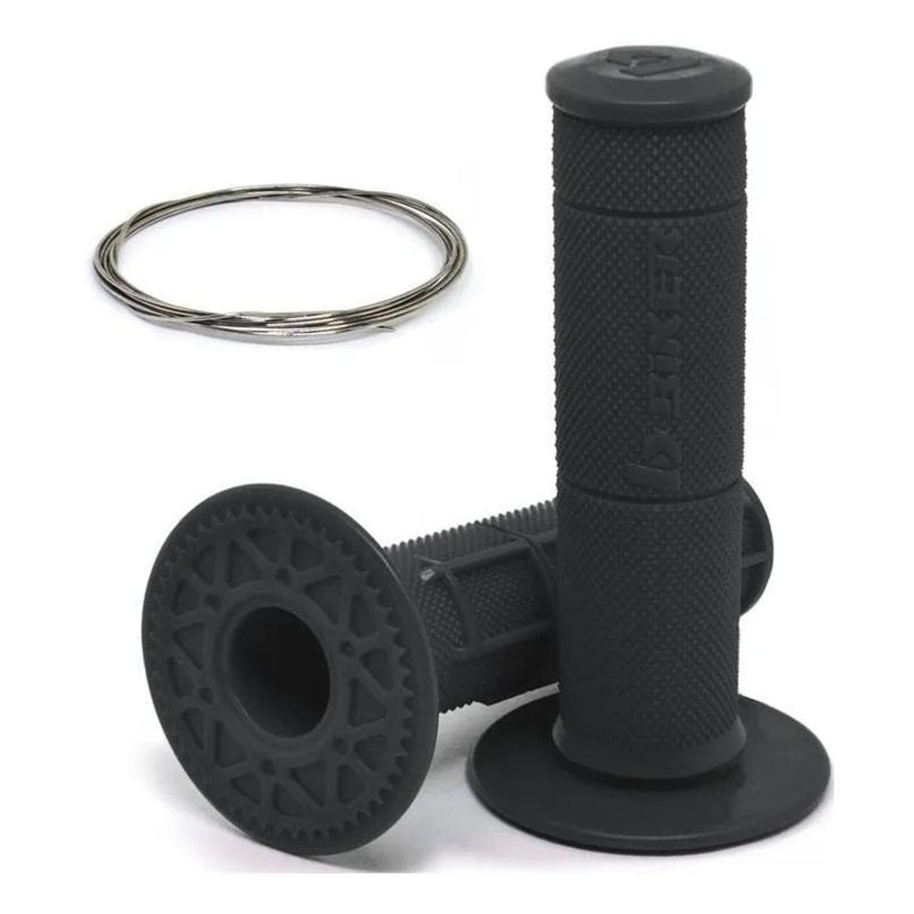 10X Manopla Diamond Waffle Biker  Com Arame Inox
