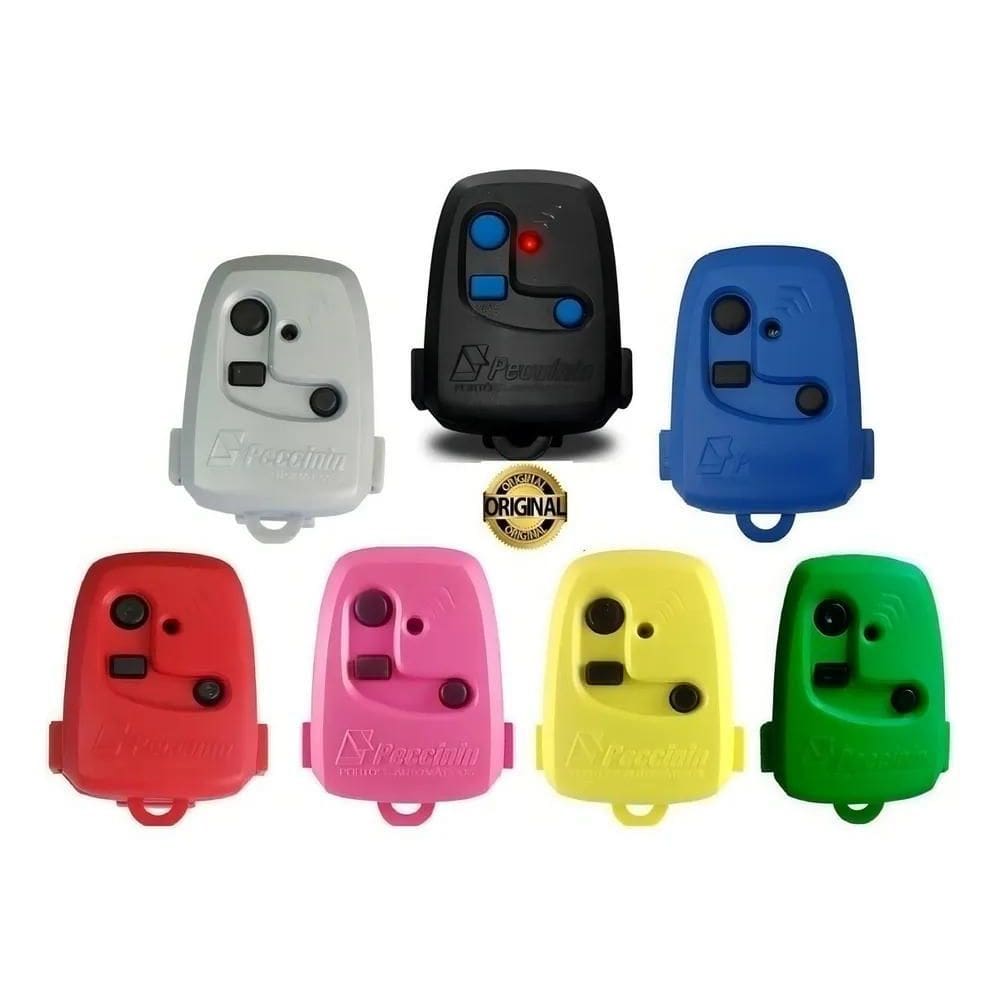 10X Controle Remoto Para Portão Peccinin Colorido Cores