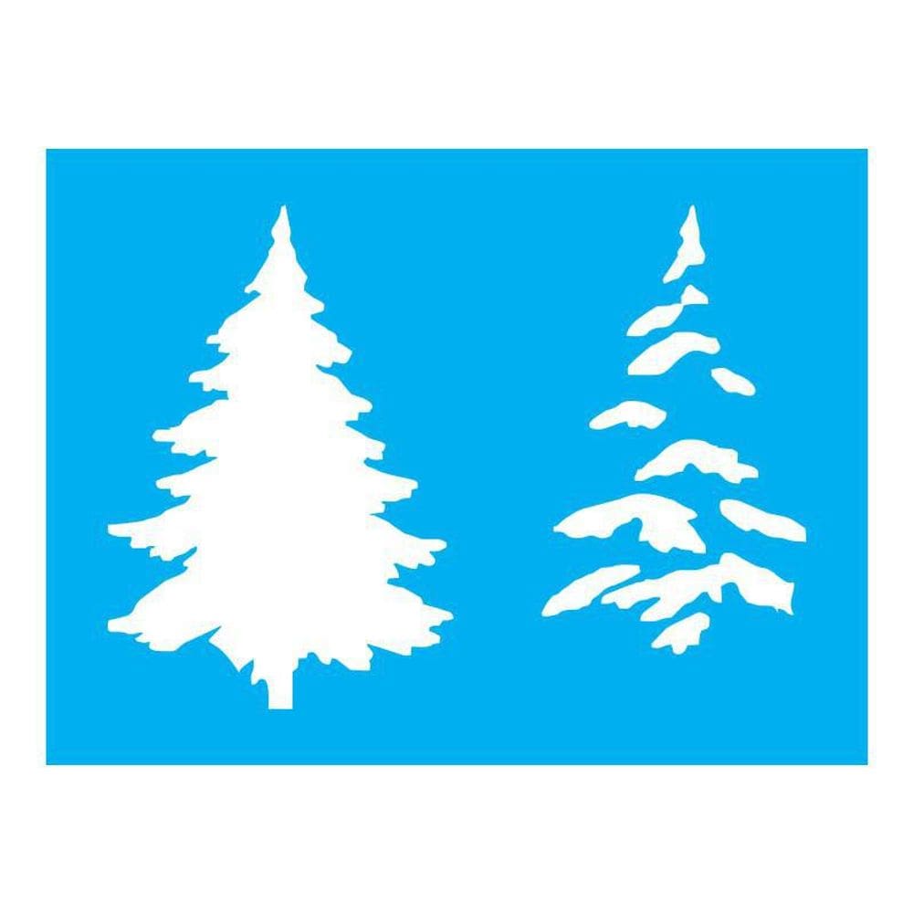 Stencil Tamako Pinheiro Natal - 15X20Cm - Ref A3432