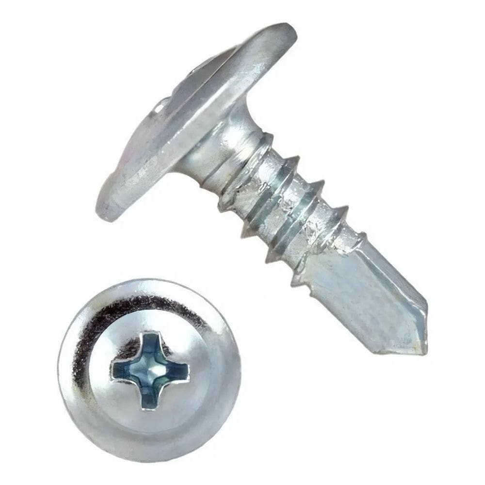 10X Kit Parafuso Autobrocante Flangeado Phillips 4,2X13 -10