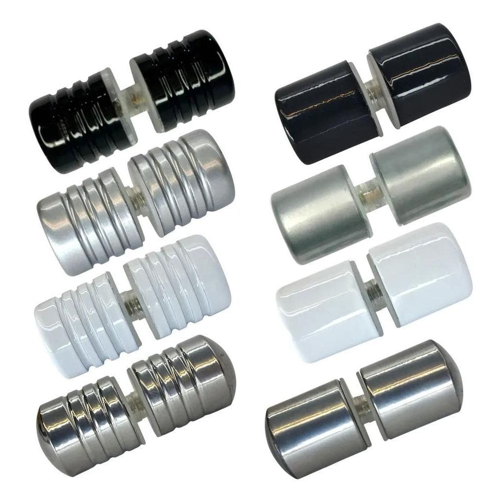 10X Puxador Box De Banheiro Aluminio Porta Vidro Blindex 16