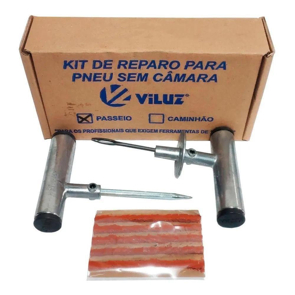 10X Kit Borracharia Reparo Concerto De Pneus Sem Câmara Vil
