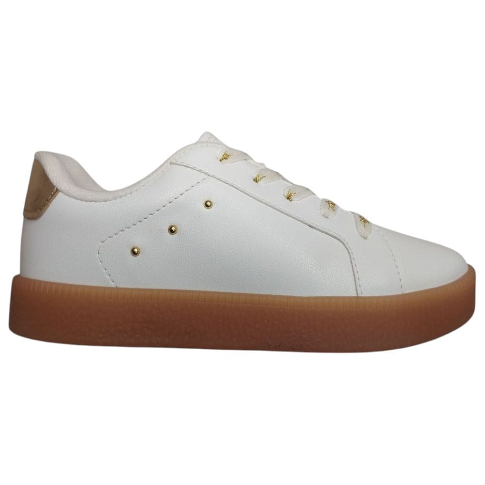Tenis Infantil Menina Molekinha Casual Ponto De Luz 2582.107
