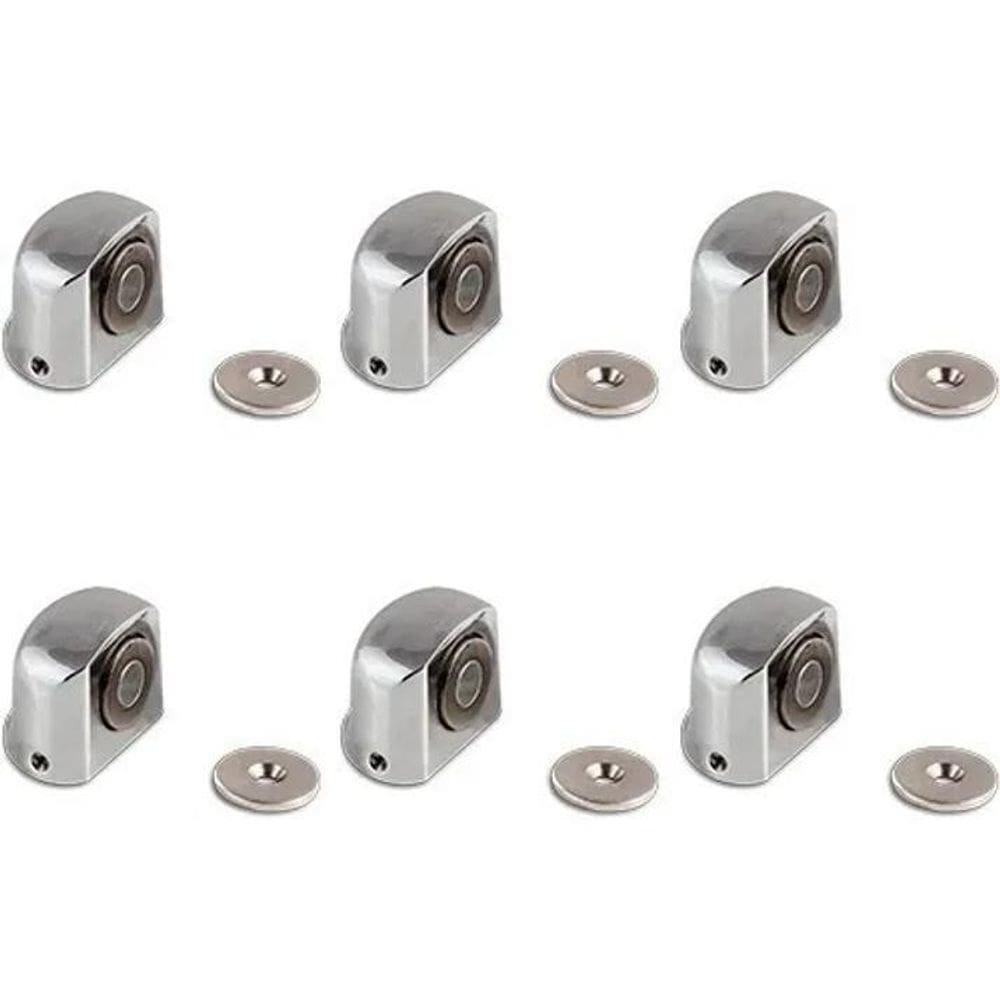 10X 6 Batedor Prendedor De Porta Magnético Fixadores Bated