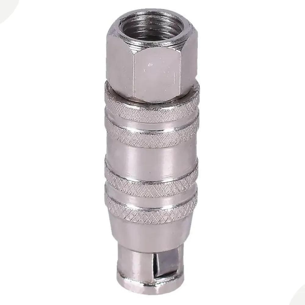 10X Bico Redondo Para Encher Pneu Engate Rápido Com Trava -