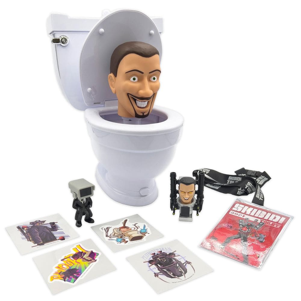 Toy Skibidi Toilet Mystery com brinquedos surpresa no interior