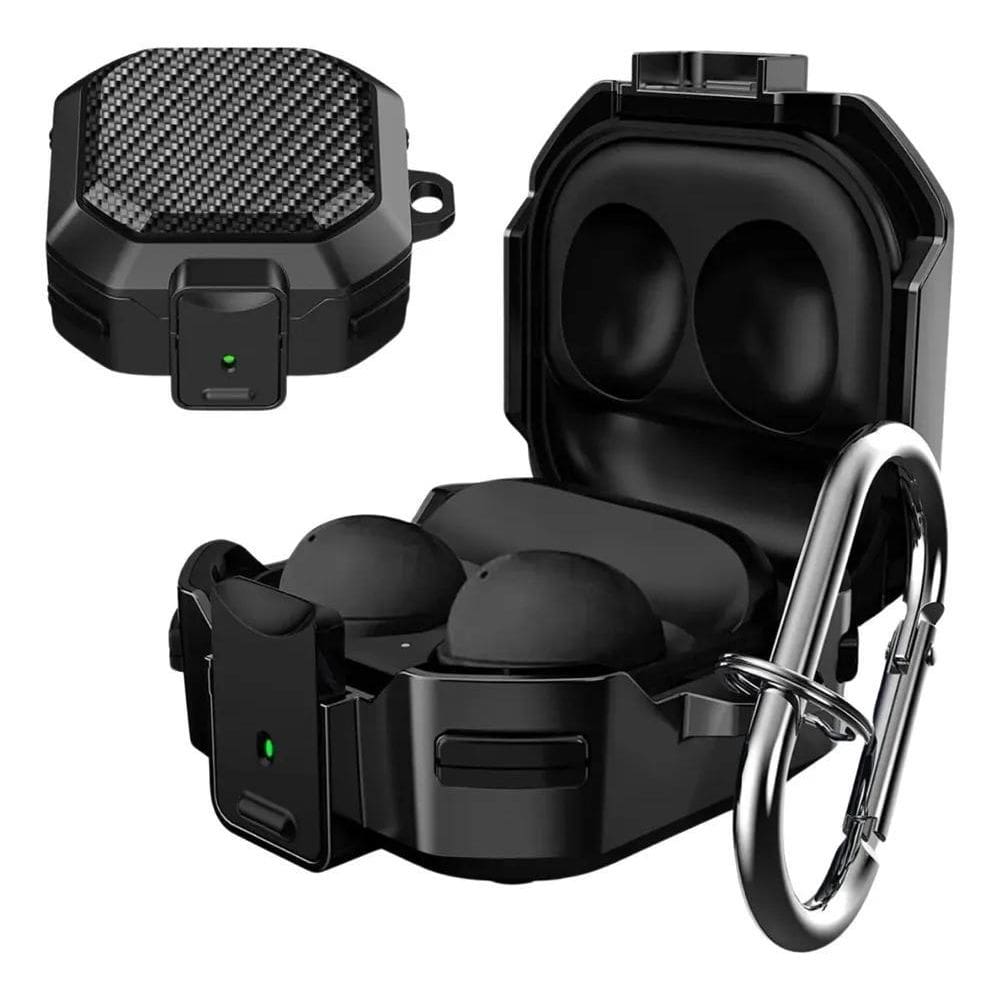 10X Capa Carbono Preto Proteção Para Galaxy Buds Live Pro 2