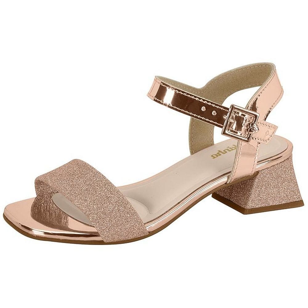 Sandalia Infantil Menina Salto Brilho Molekinha 2347.100