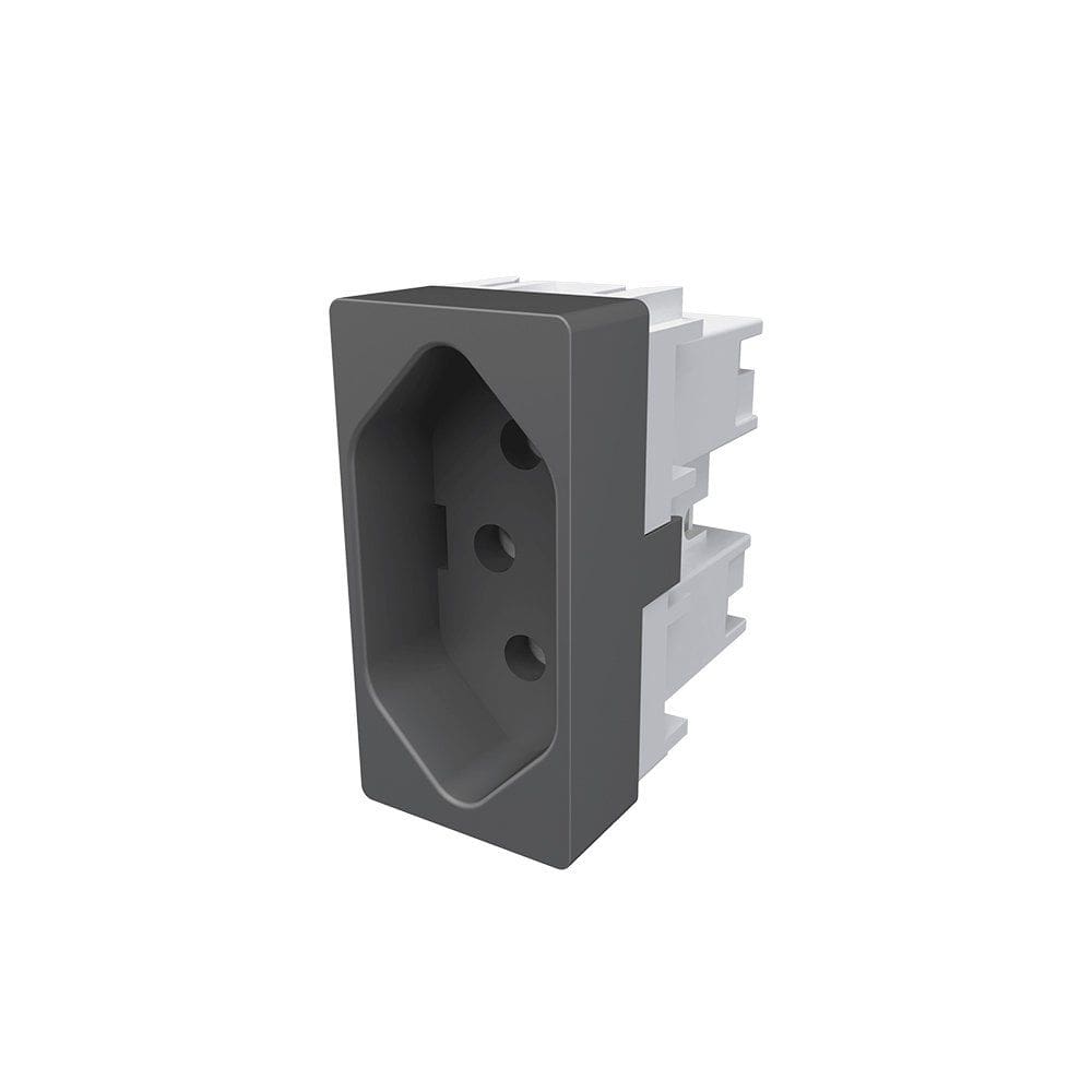 Módulo Tomada Fame Habitat Onix 2P+T 10A