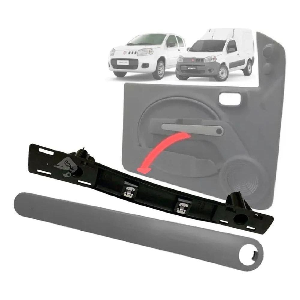 10X Suporte Moldura Puxador Porta Uno Vivace Economy Kit -