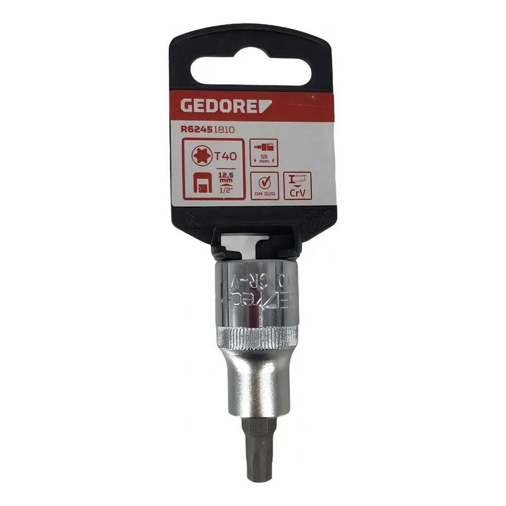10X Chave Soquete 1/2 Torx T40 - Gedore Red