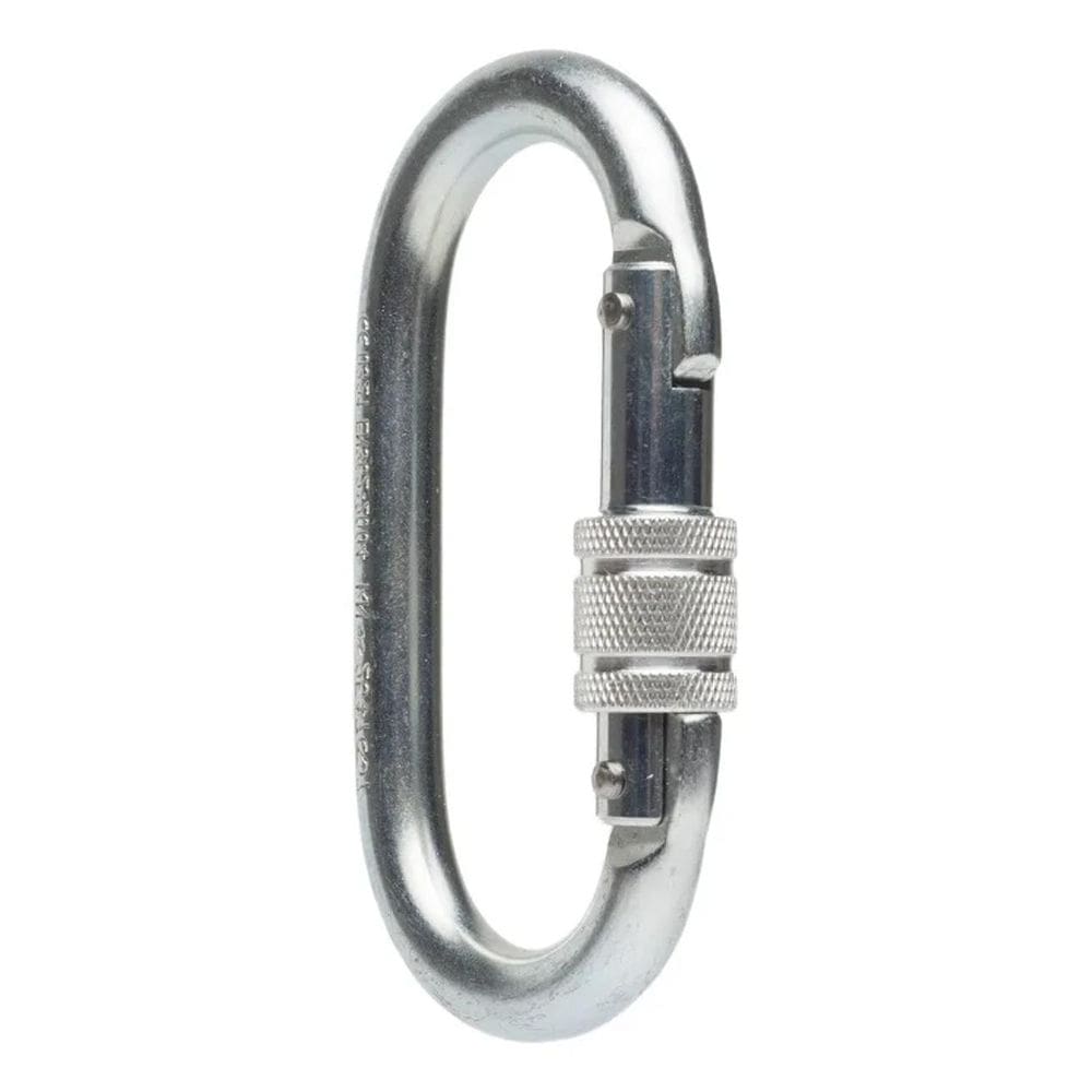 10X Mosquetão Oval Em Aço Fechamento Rosca 25Kn Mult-5200 C