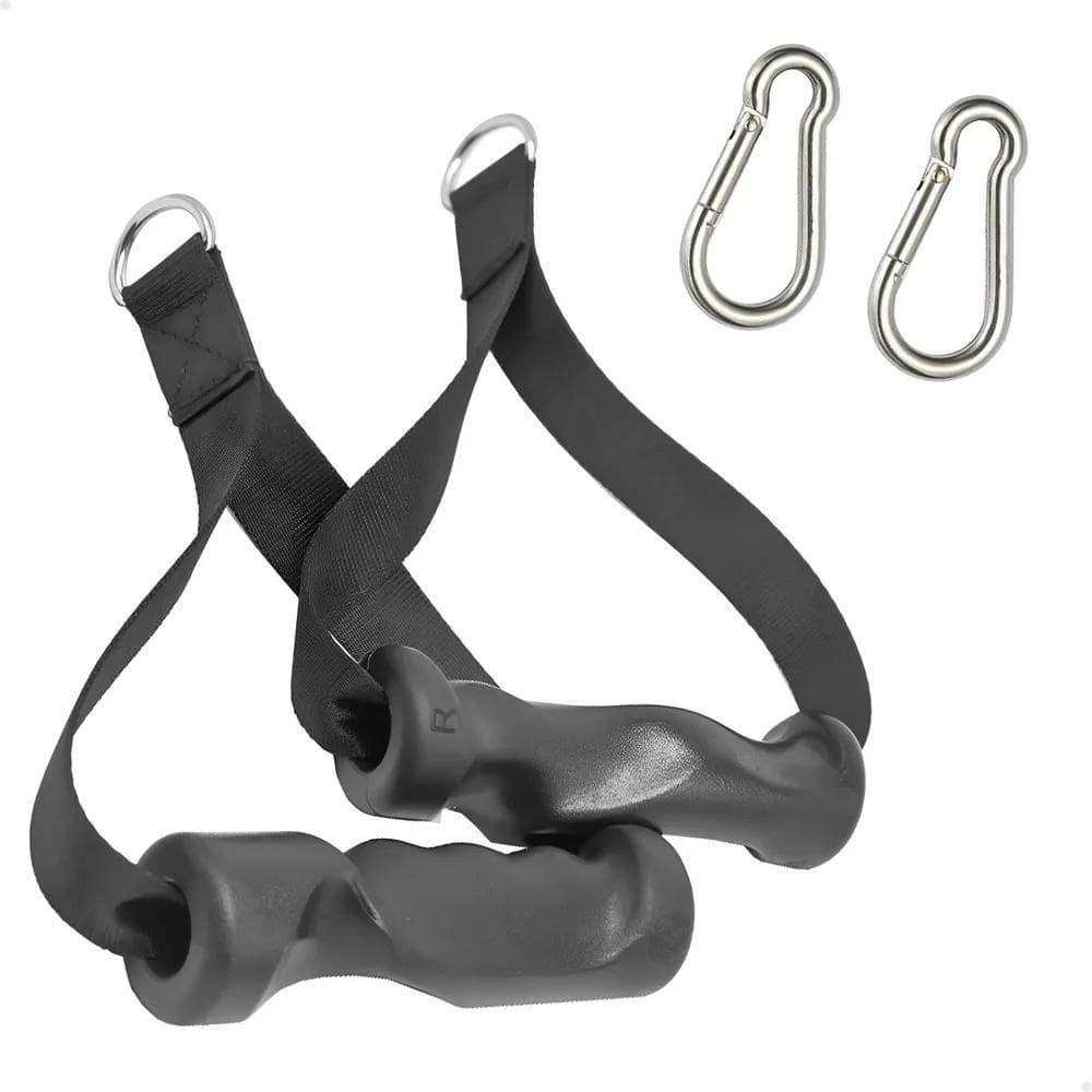 10X Par Manopla Estribo Cross Over Corda Pulley Puxada Acad