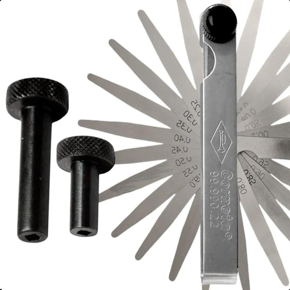 10X Calibre Folga Regulagem Valvula Regulador Curto Longo M