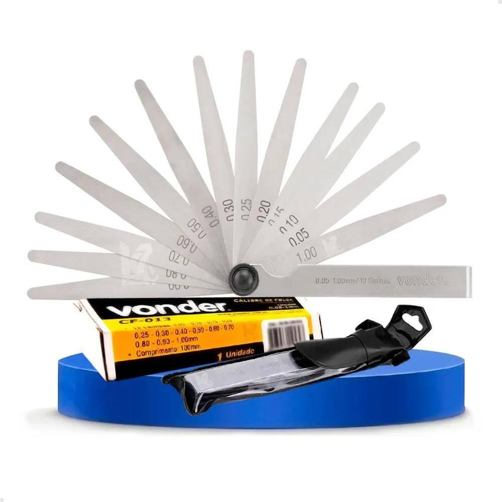 10X Calibre De Folga 13 Laminas Vonder Regular Valvulas + E