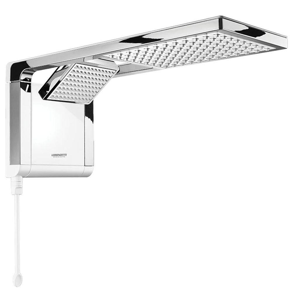 Chuveiro Acqua Duo Branco 127v 5500w Cromado - 7510103 - Lorenzetti Chuveiro Acqua Duo Bco 127v 5500w Crom. 7510103