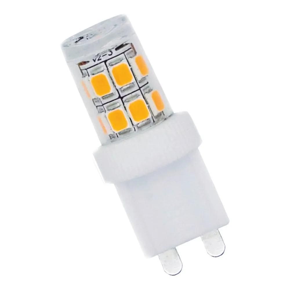 10X Lâmpada Led Luminatti G9 3W 2700K Amarela 150Lm