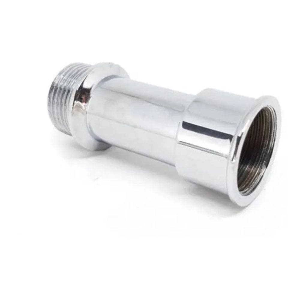 10X Extensor Cromado Prolongador Medio Torneira Chuveiro 1/