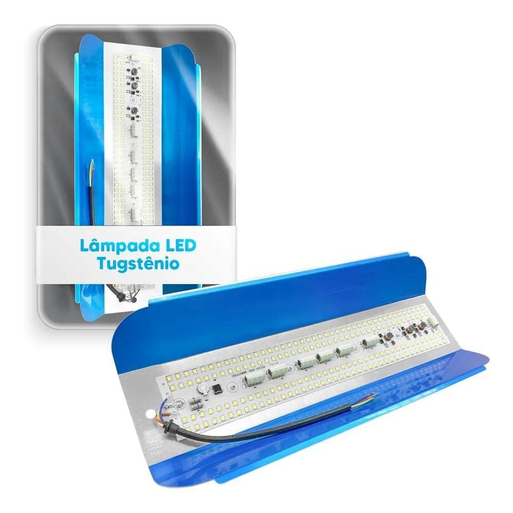 10X Refletor Super Led 300W Luminária Tungstenio Alto Brilh