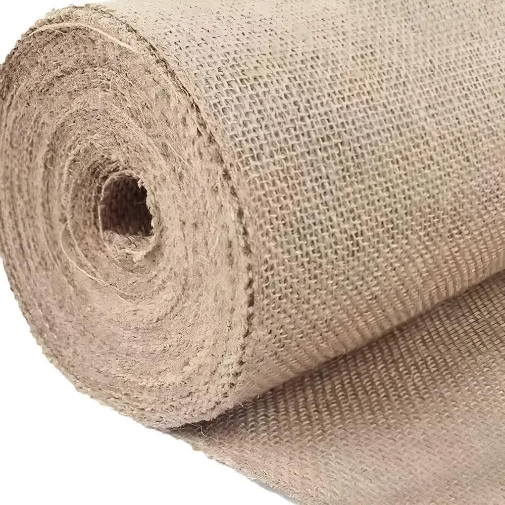 10X 1 Metro Juta - Cru Natural Trama P9 Média 1M X 1M