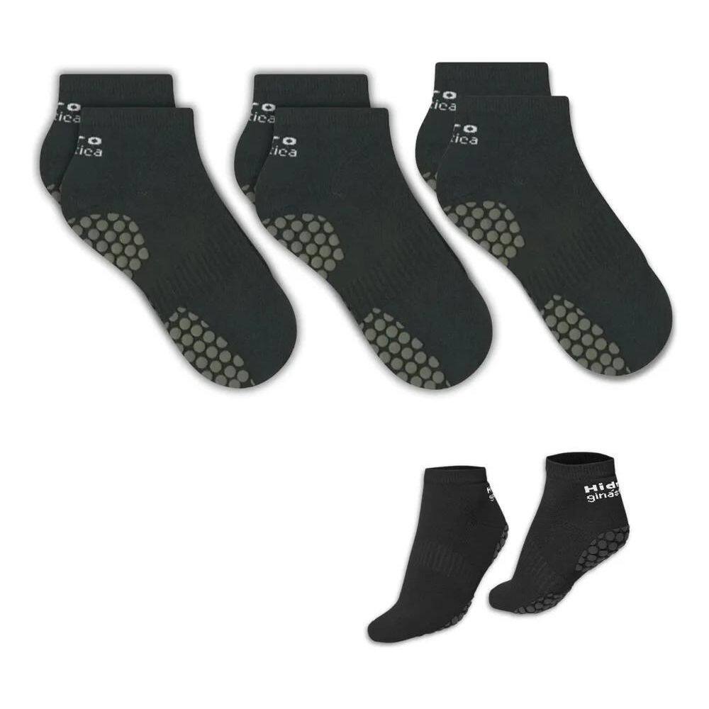 10X Kit 3 Meias Hidro Pilates Antiderrapante Selene 4010