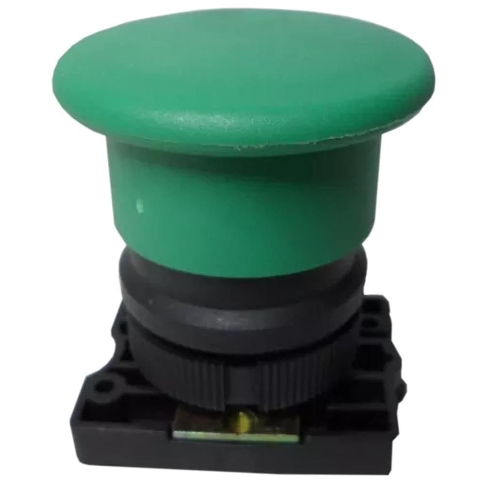 Botão à Impulso Tipo Soco Verde 60mm - Slpfn2m6 - Steck Bot.impul Soco Vd 60mm S-pfn2m6-slpfn2m6 Steck