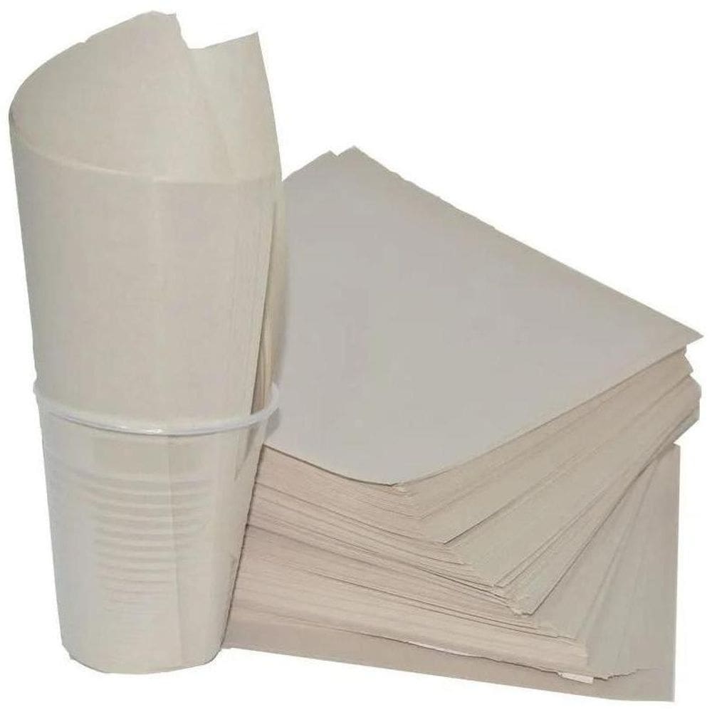 Papel Limpa Queixo 14X14Cm Com 5Kg Para Pastel