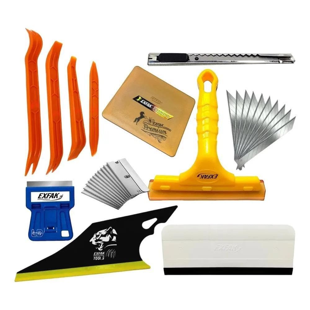 10X Kit 12 Peças Espátula Para Aplicação Adesivo Vinil Insu