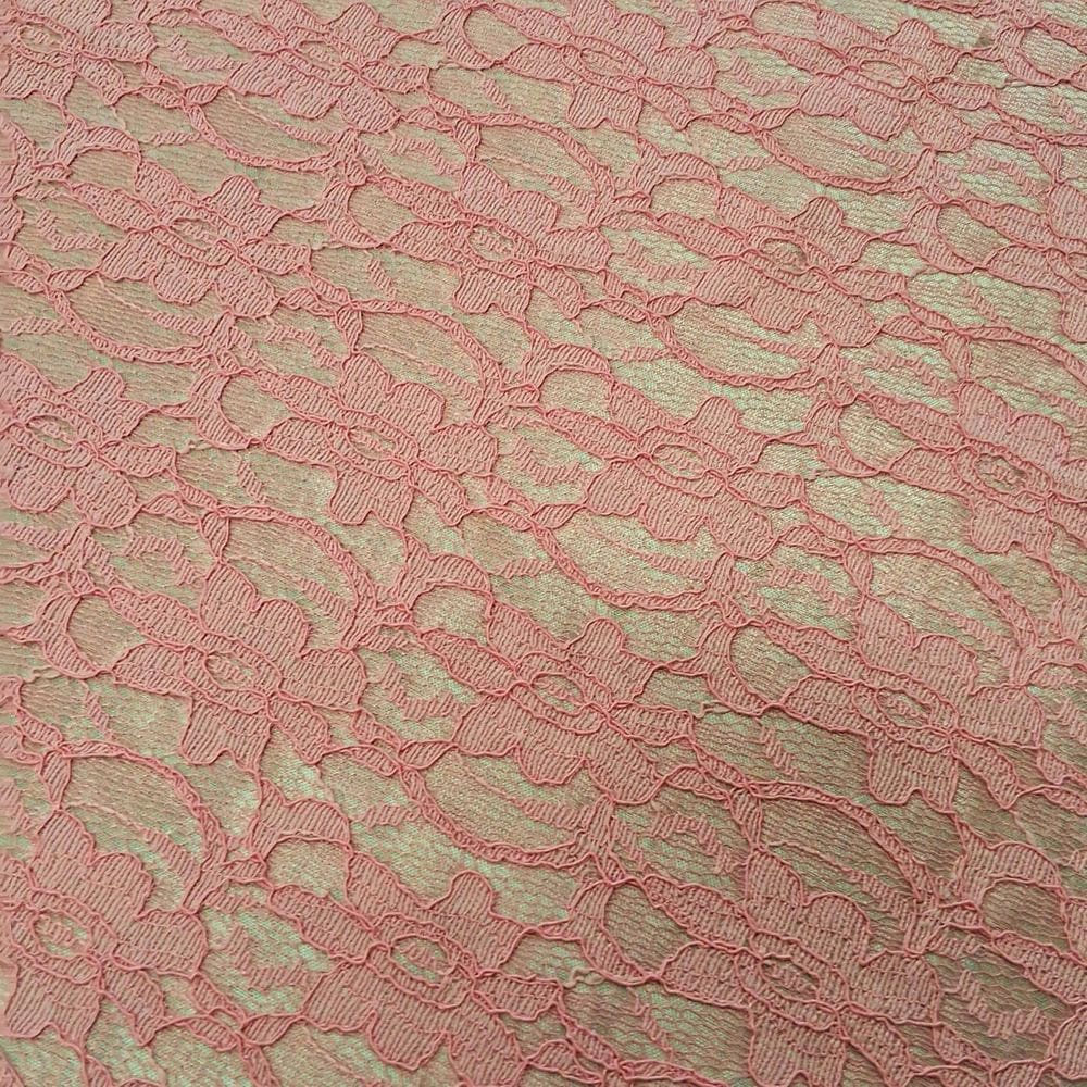 Rolo 3 Metros Renda Suiça Forrada 95% Poliéster 5% Poliamida