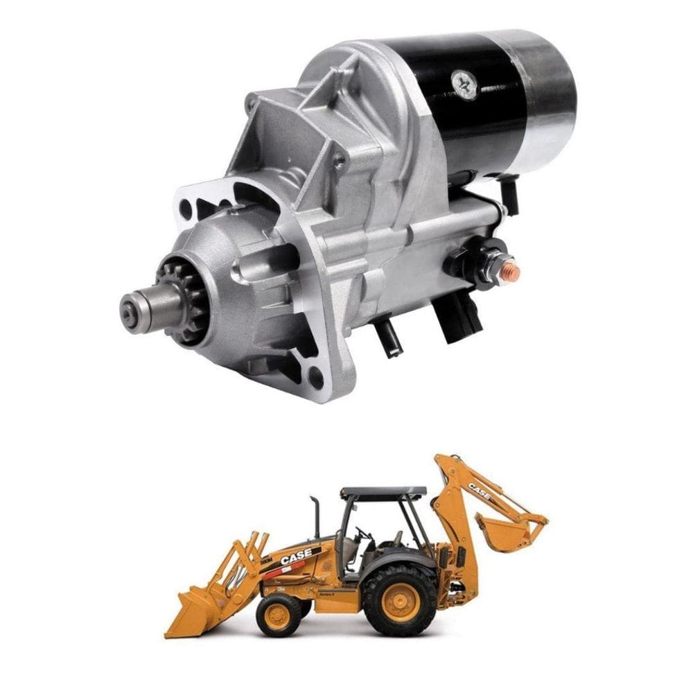 Motor De Partida 12V Para Retroescavadeira Case 580L 580M
