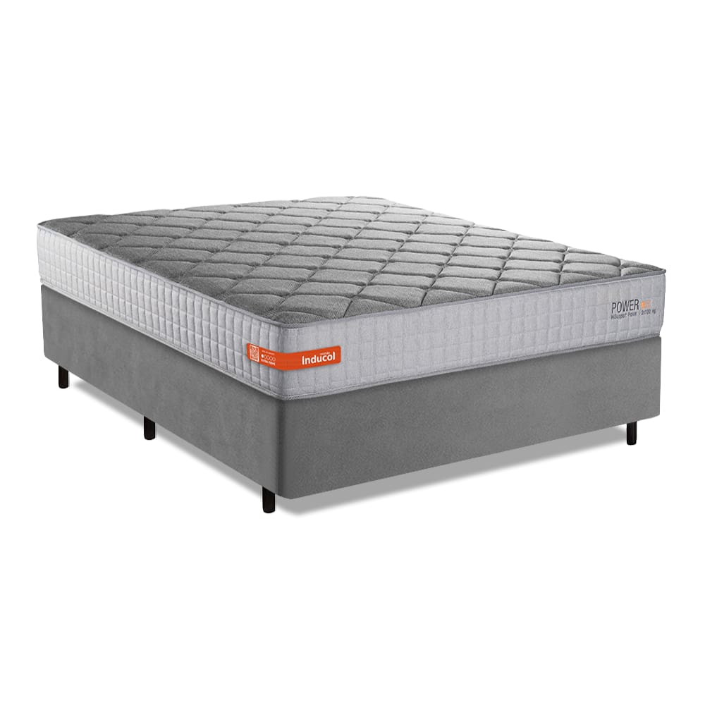 Cama Box Casal Queen Espuma Softgel Power 158x198x60cm