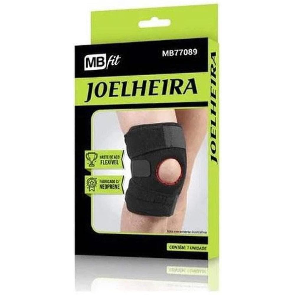 Joelheira Neoprene Ajustável Futebol Volei Tênnis Futsal