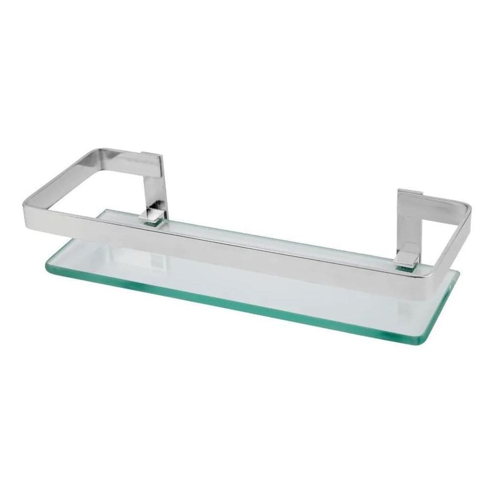 10X Porta Shampoo Reto De Vidro Quadrado