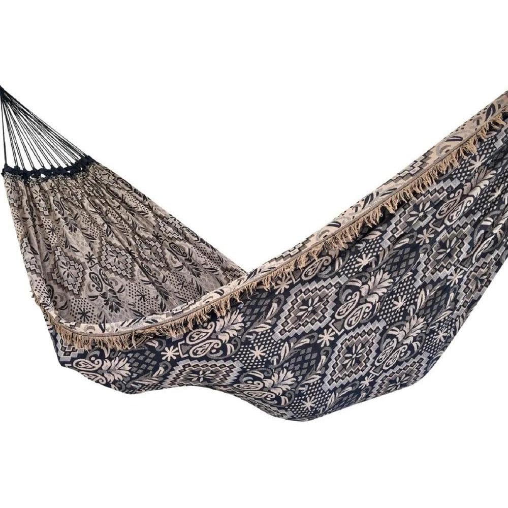 10X Rede De Dormir Descanso Casal Marrom Estilo Indiano