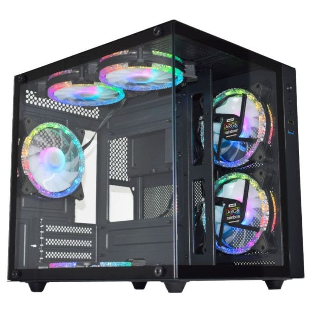 Gabinete Gamer Kmex CG-02SB AQUÁRIO MICRO