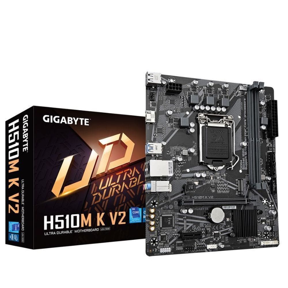 Placa Mãe Gigabyte H510M K v2 1200 LGA