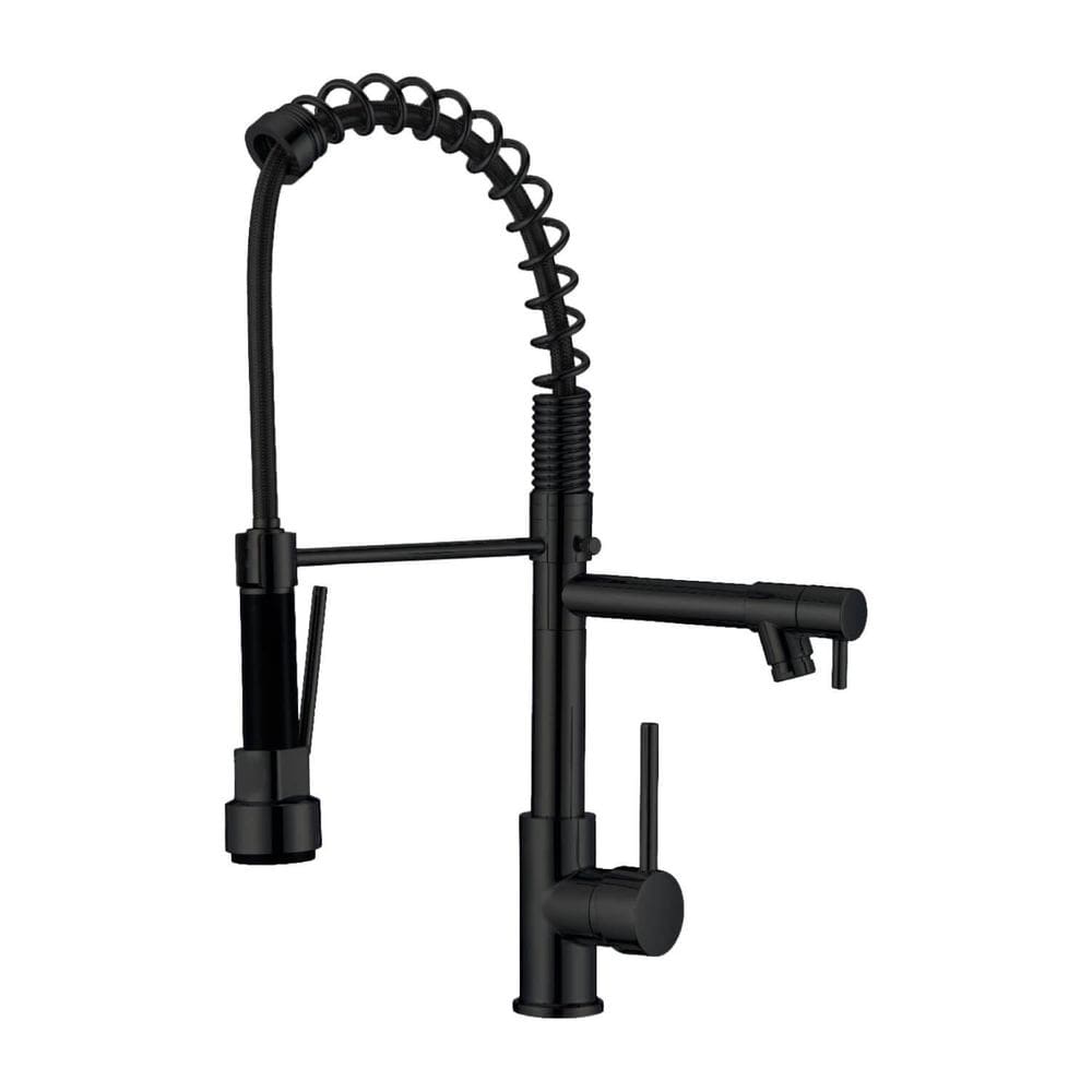 Torneira Gourmet Monocomando Com Spray Extensor - Preto