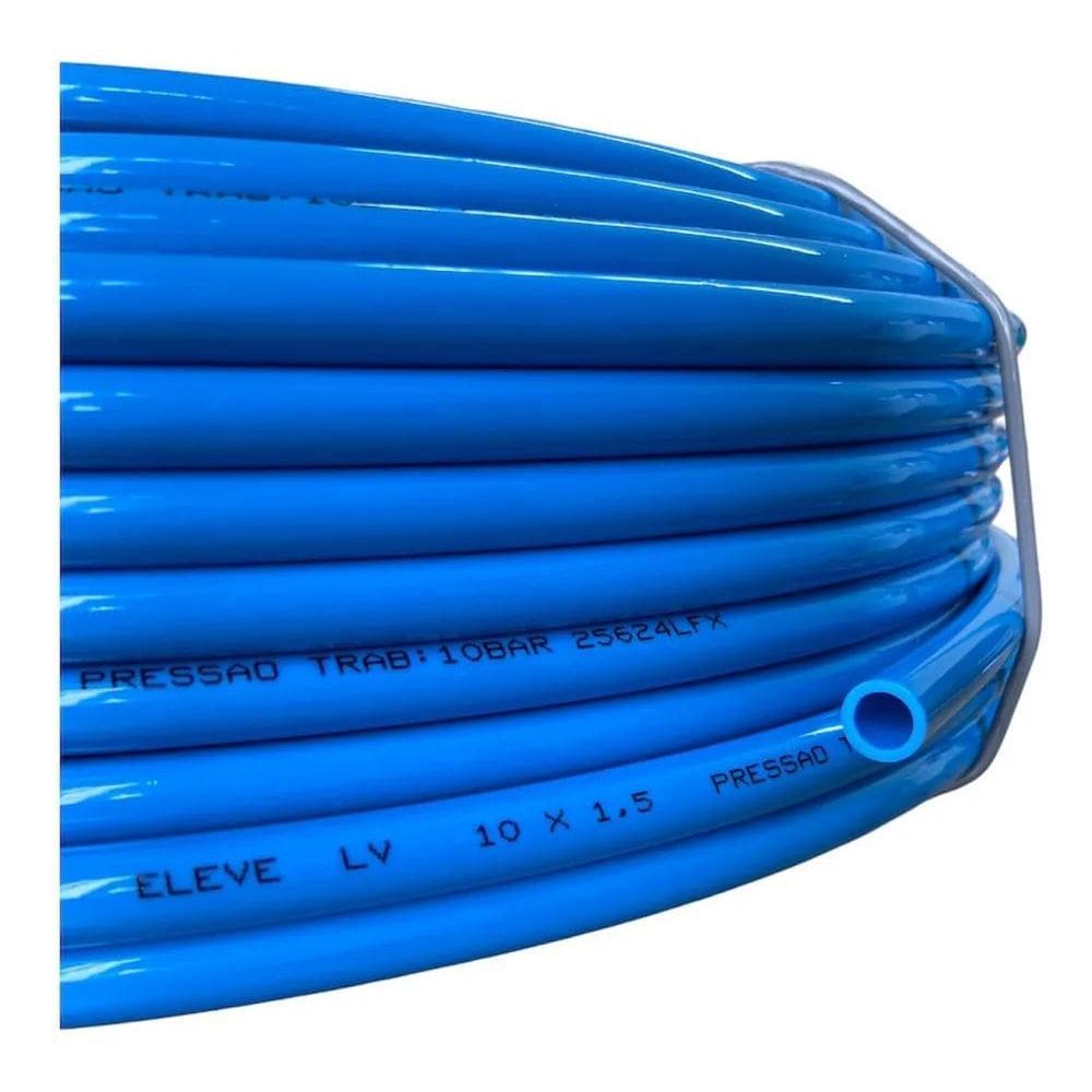 10X Mangueira Pneumática Tubo Pu 10Mm 50 Metros Poliuretan