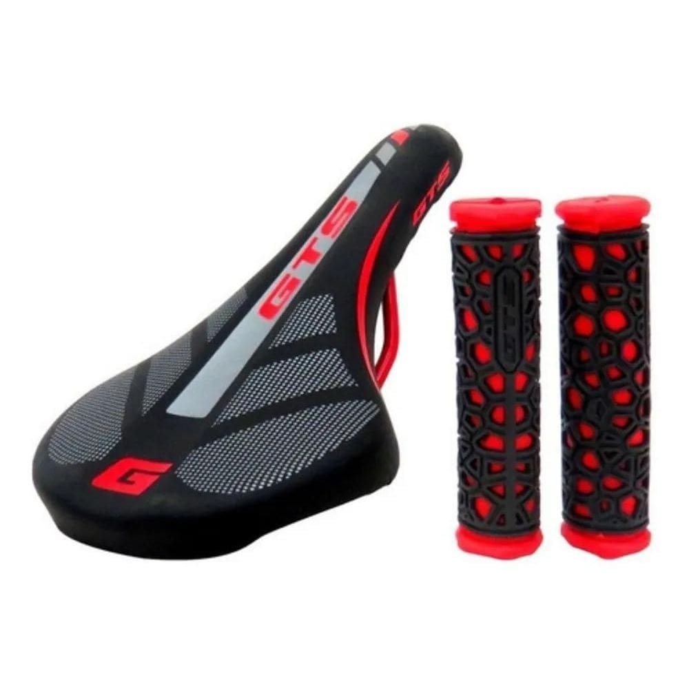 10X Banco Selim Bike Gts + Manopla Mtb / Speed - Cores
