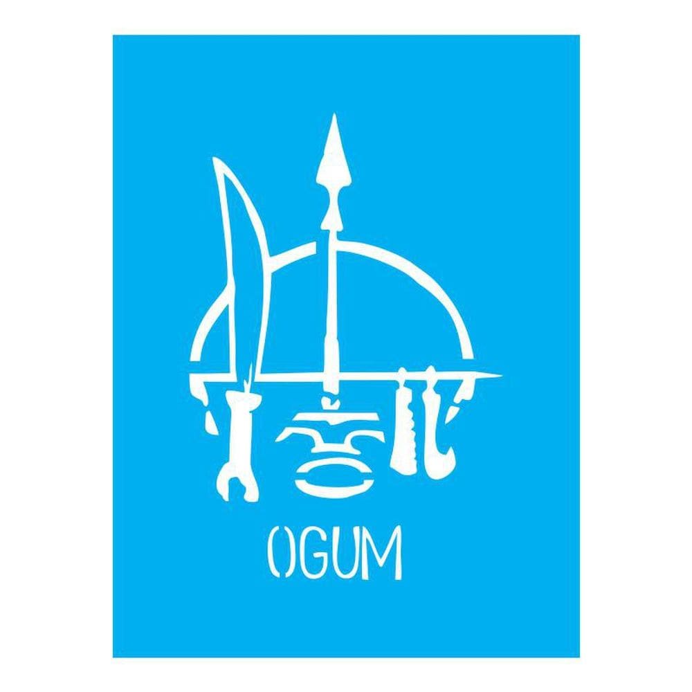 Stencil Tamako Ogum - 15X20Cm - Ref A2073