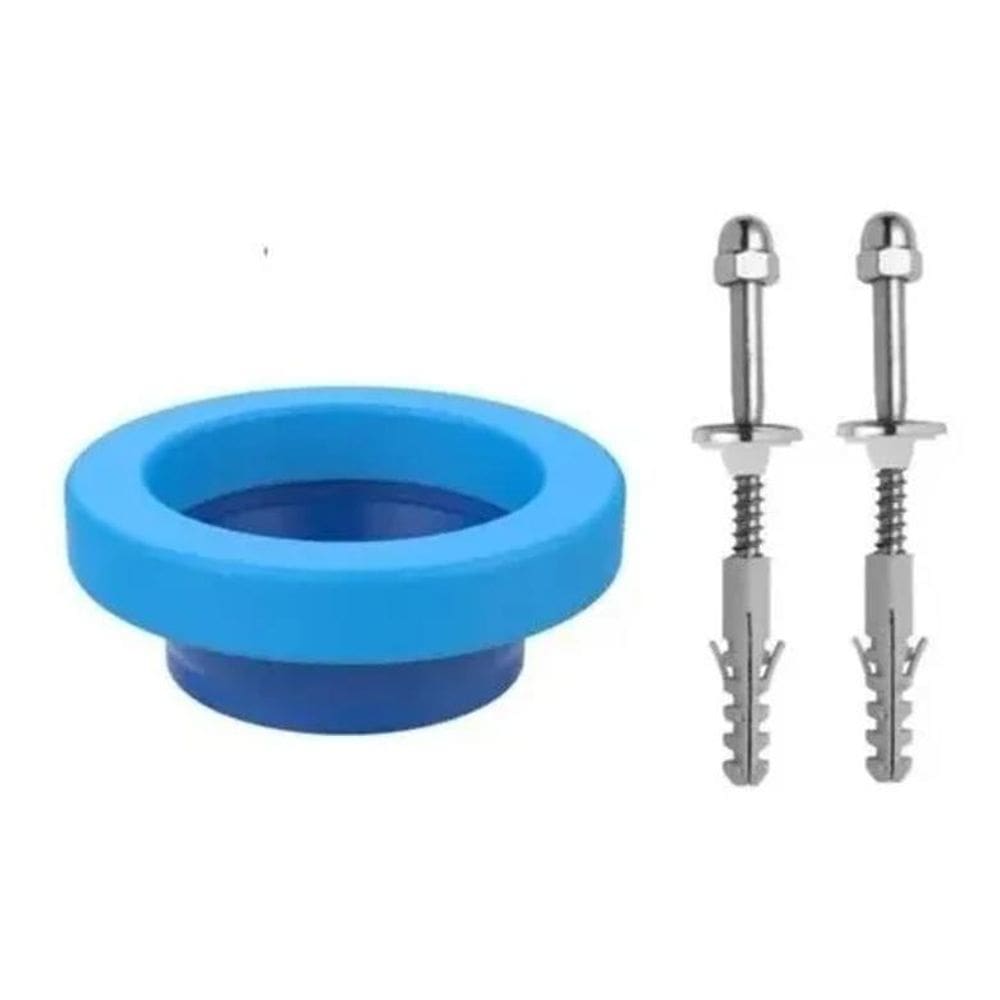 10X Anel De Vedação Bacia Sanitário Deca Com Guia E 2 Paraf