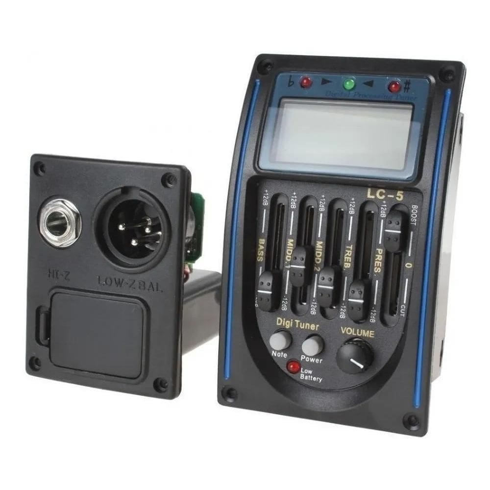 10X Equalizador De Violão Viola Com Afinador / Modelo Lc-5